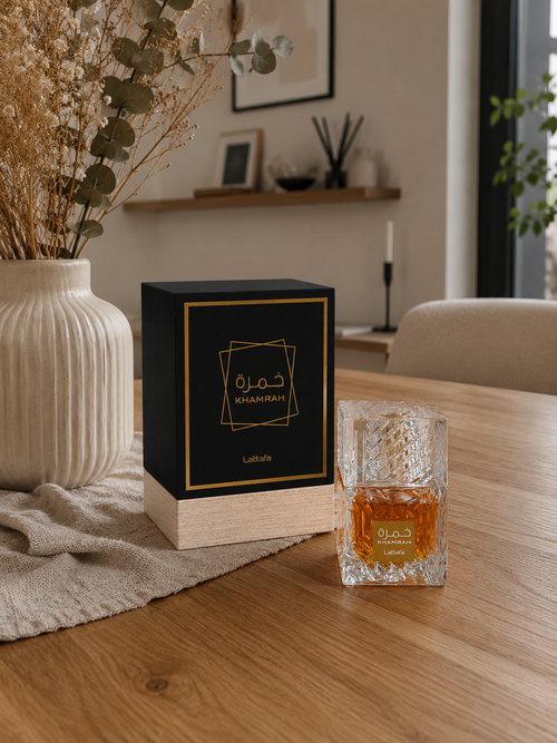 Khamrah Lattafa – Eau de Parfum 100ml pour homme &femme longue tenue, idée cadeaux