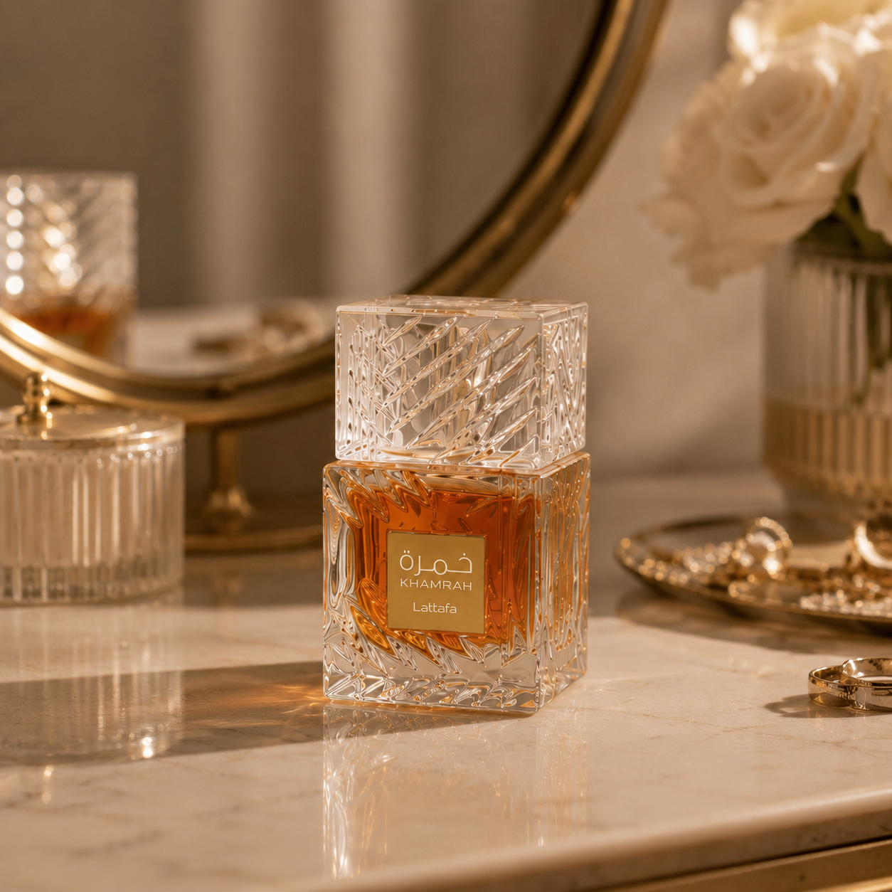 Khamrah Lattafa – Eau de Parfum 100ml pour homme &femme longue tenue, idée cadeaux