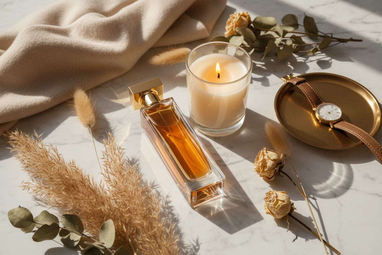 Parfum luxe chaleureux